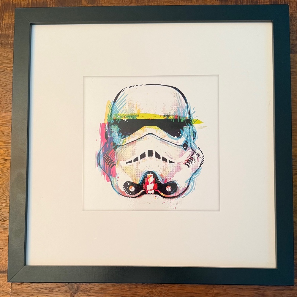 Star Wars Storm Trooper Framed Art